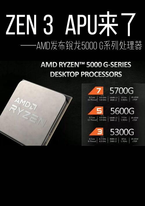 锐龙5000G系列来了，跟锐龙5000系列怎么选？ amd5000系列