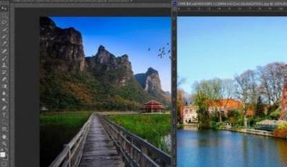 PS如何让两张图片自然的融合到一起？ ps两张融为一体