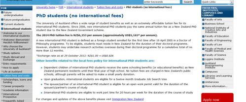 新西兰留学博士费用需要多少？ 新西兰留学费用如何