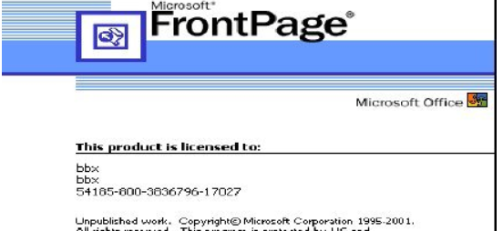 请问FrontPage是什么软件啊 frontpage是什么软件