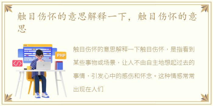 触目伤怀的意思解释一下，触目伤怀的意思