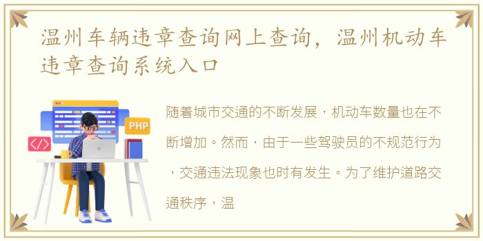 温州车辆违章查询网上查询，温州机动车违章查询系统入口