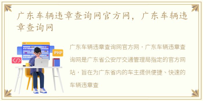 广东车辆违章查询网官方网，广东车辆违章查询网