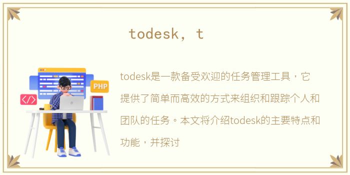 todesk，t