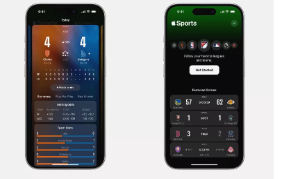 Apple Sports赞扬快速简单单一服务的应用程序