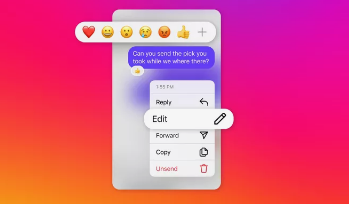 Instagram现在允许消息编辑承诺聊天固定等功能