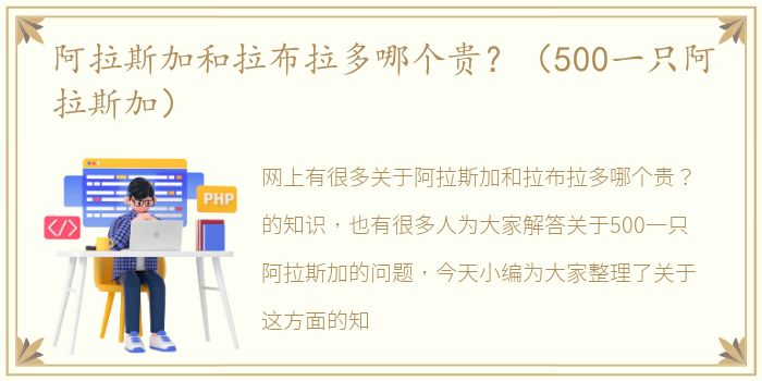 阿拉斯加和拉布拉多哪个贵？（500一只阿拉斯加）