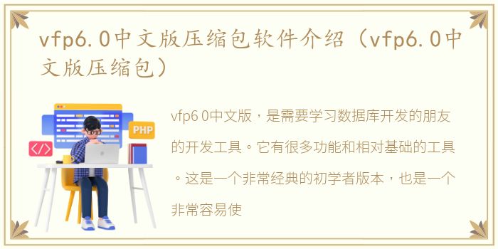 vfp6.0中文版压缩包软件介绍（vfp6.0中文版压缩包）