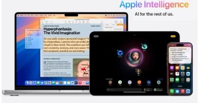 苹果Intelligence现已适用于iPhone及iPad和Mac